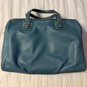 Blue Leather Coach Purse